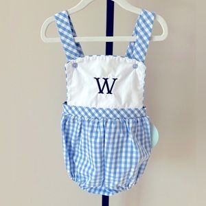 NWT Little English Bubble (Size 18 month). “W” monogram